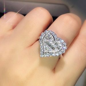 FIRM - Silver and Stone Heart Ring